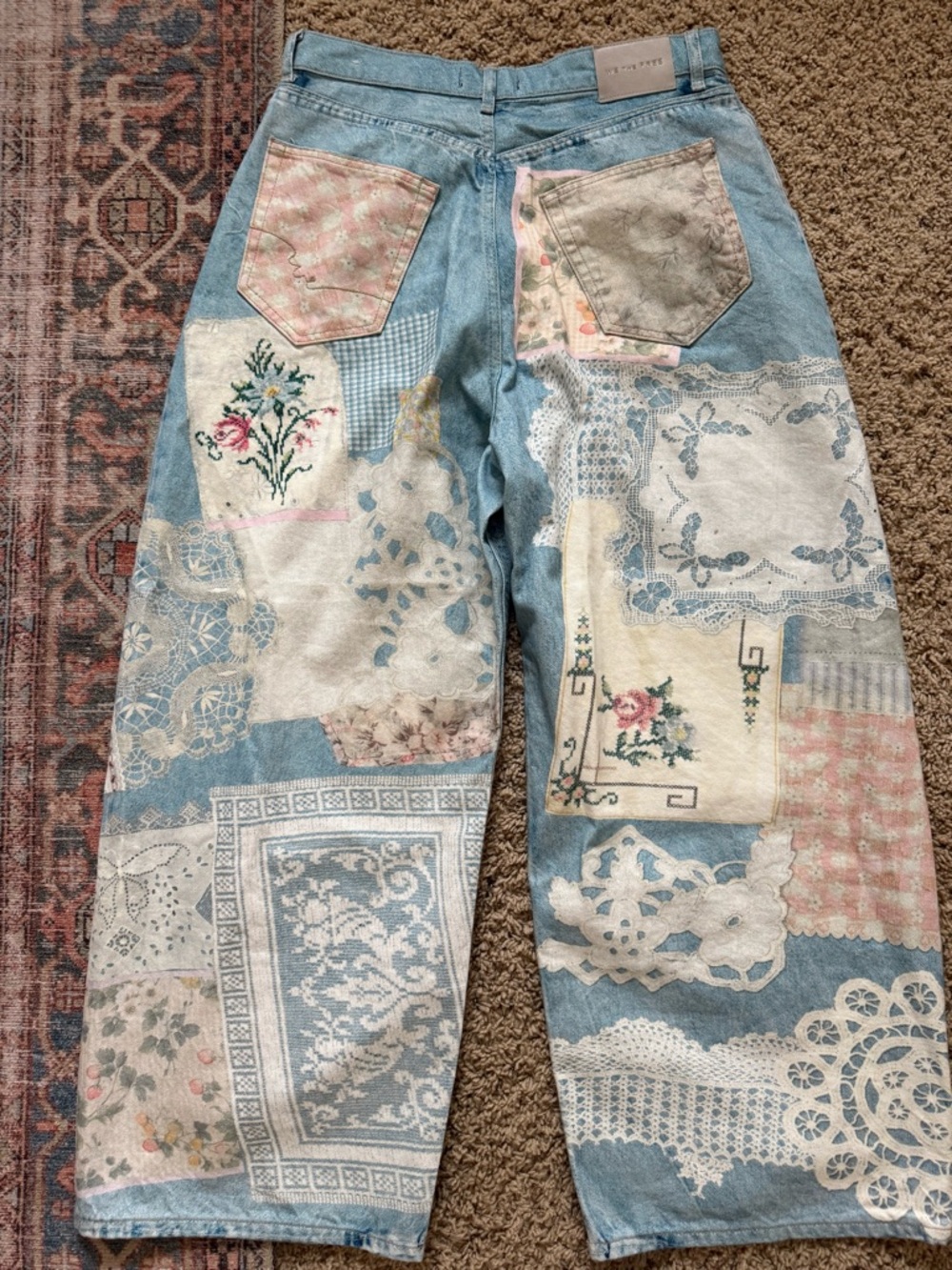 We The Free Illusions Printed Relaxed Jeans - Picture 3 of 5
